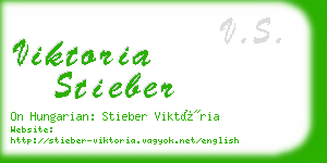 viktoria stieber business card